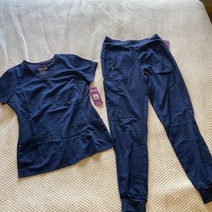 healing hands navy scrubs